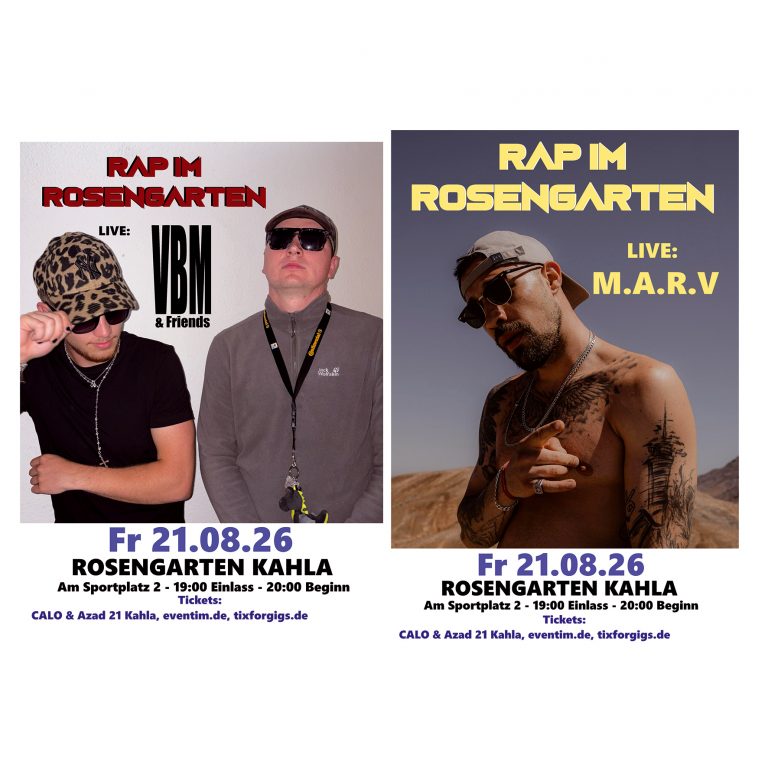 RAP im ROSENGARTEN mit VBM, M.A.R.V. u.a.